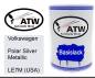 Preview: Volkswagen, Polar Silver Metallic, LE7M (USA): 500ml Lackdose, von ATW Autoteile West.